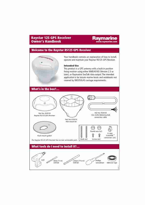 Raymarine GPS Receiver 125-page_pdf